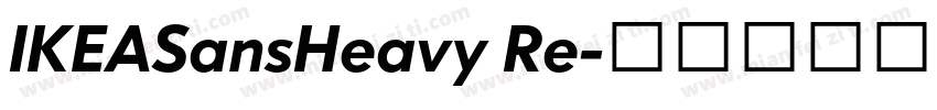 IKEASansHeavy Re字体转换